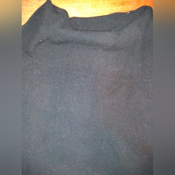 Retro Penningtons Black Split Turtleneck Sweater, Size 4X, Y2K Style - Picture 5 of 12